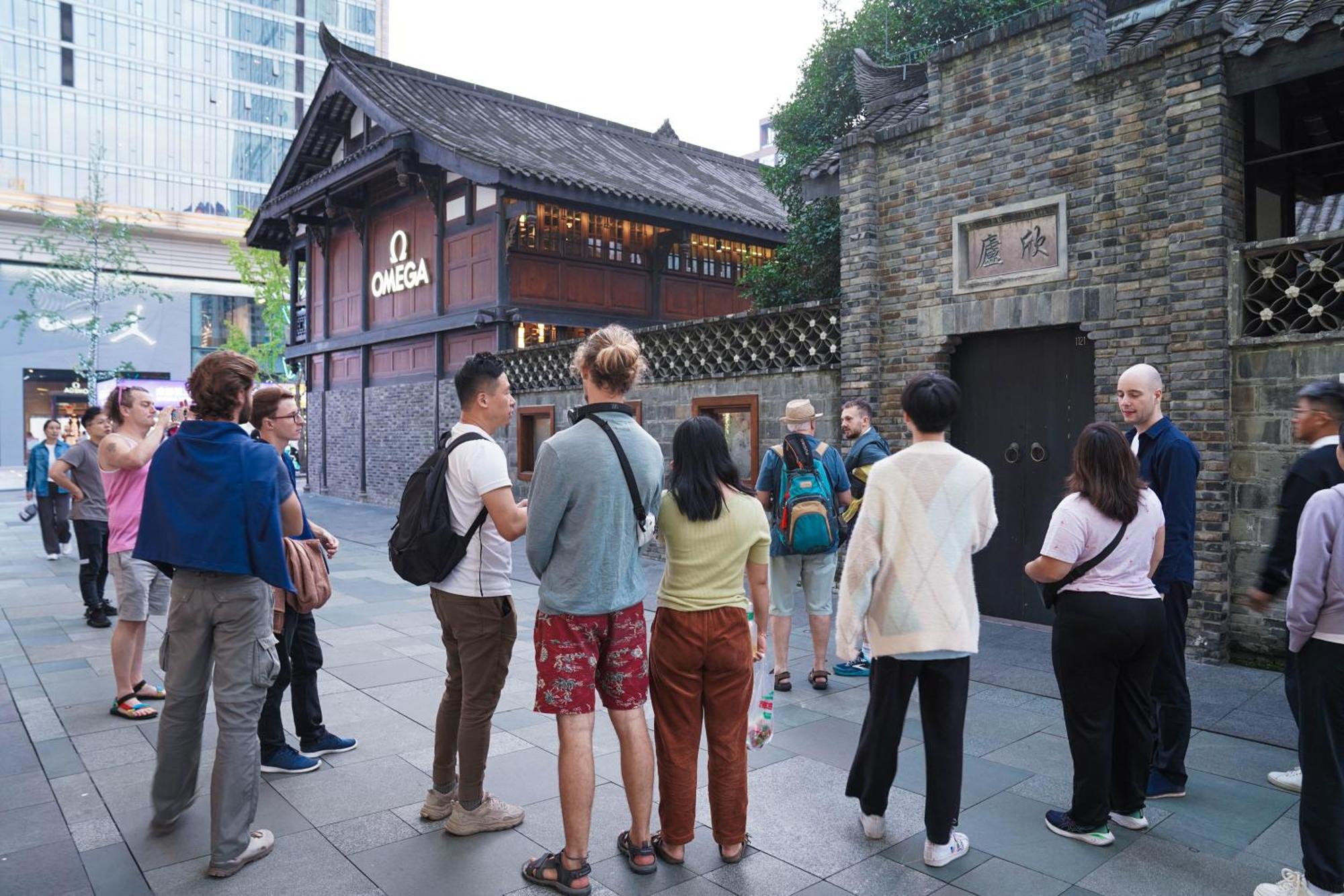 Chengdu Mix Hostel Courtyard Poshpacker Екстериор снимка